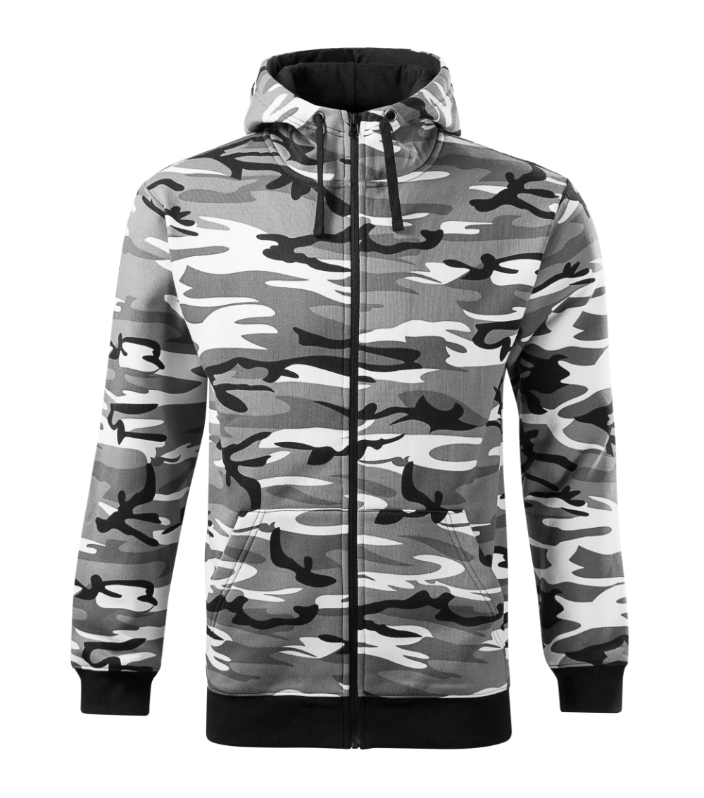 Camo Zipper – Sweatshirt Herren