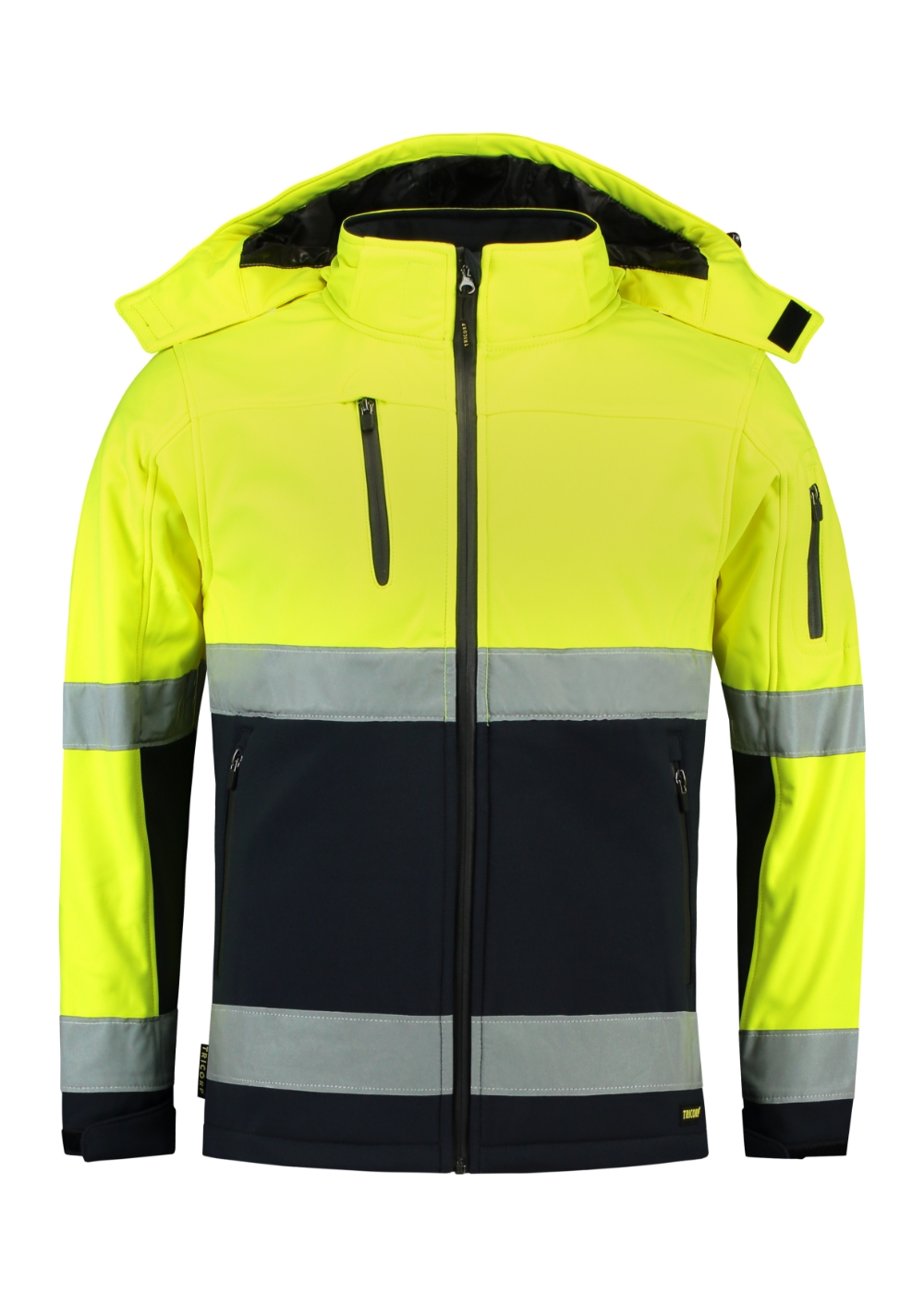 Bi-color EN ISO 20471 Softshell – Softshelljacke unisex