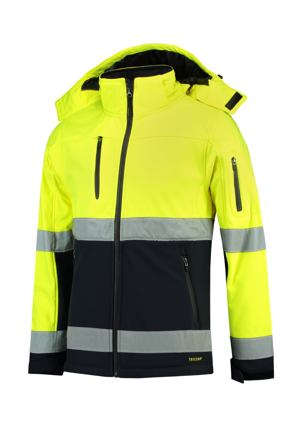 Bi-color EN ISO 20471 Softshell – Softshelljacke unisex