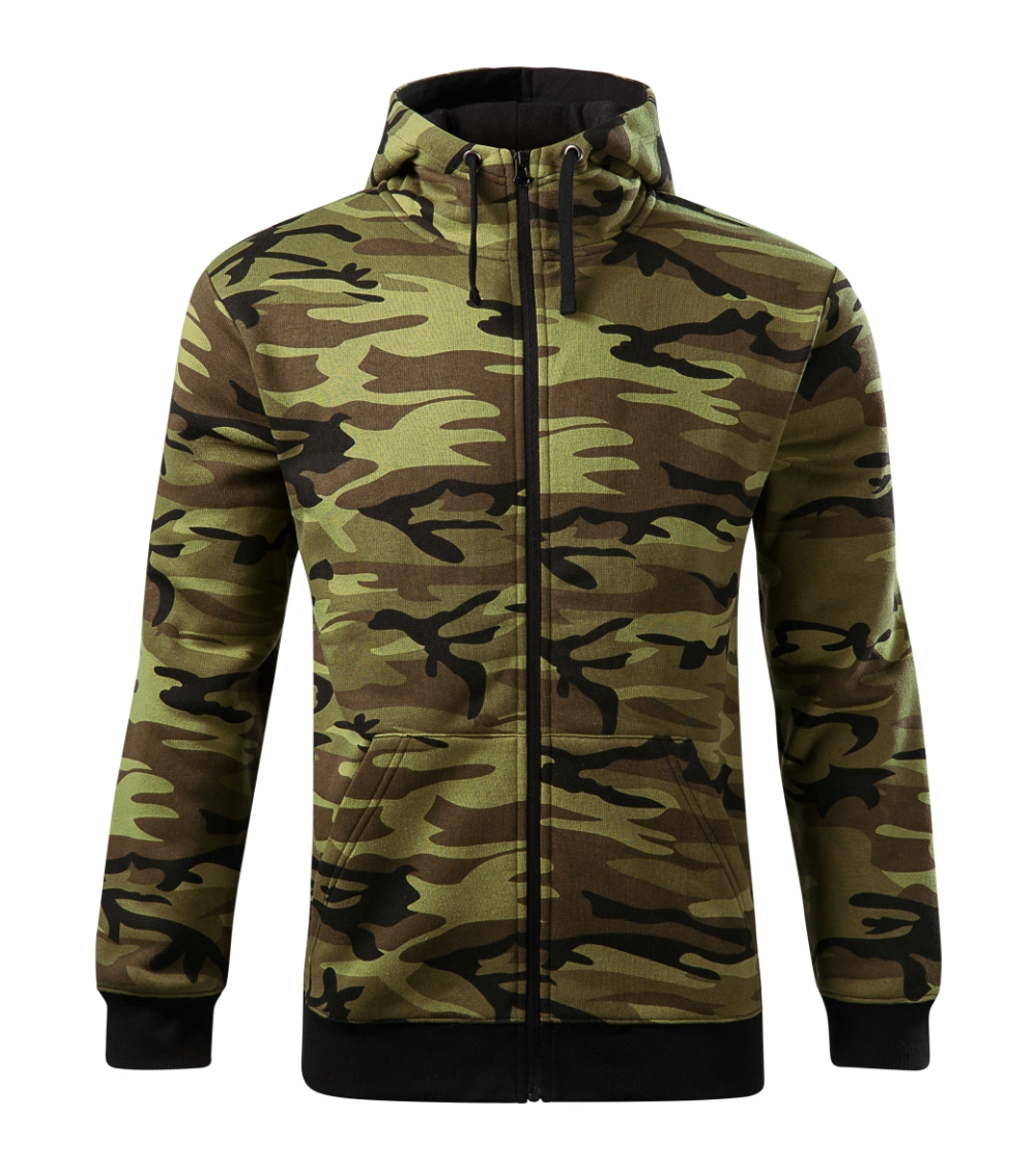 Camo Zipper – Sweatshirt Herren