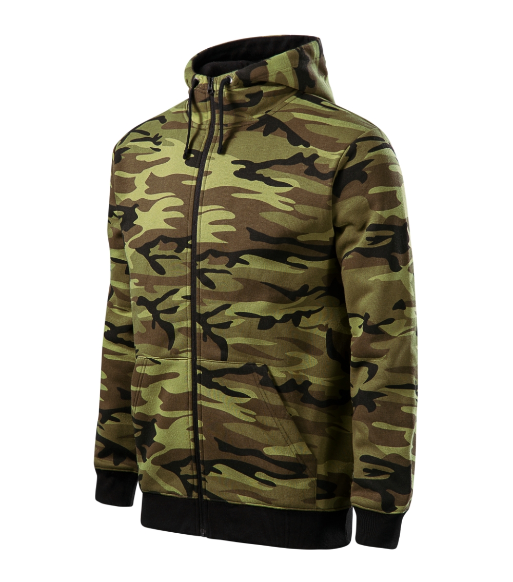 Camo Zipper – Sweatshirt Herren