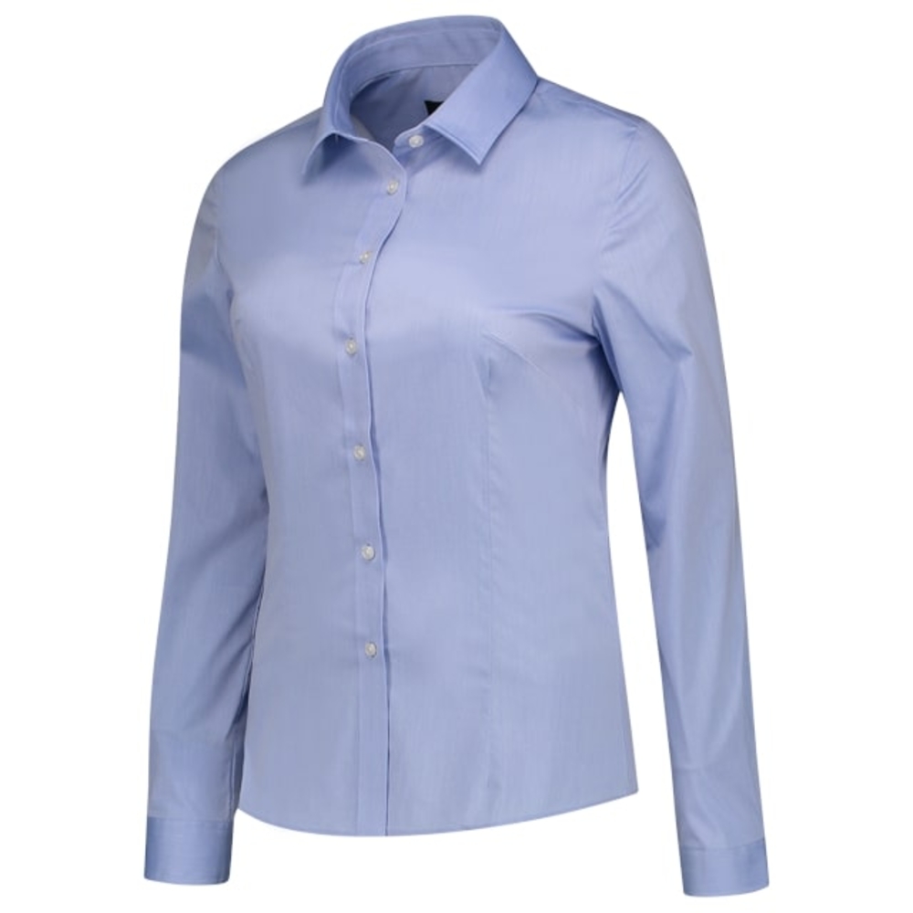 Fitted Stretch Blouse – Hemd Damen